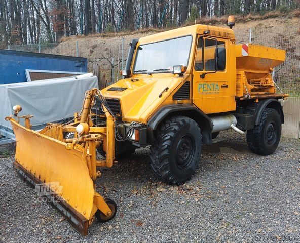Overig MERCEDES-BENZ Unimog U418/10 4x4 Winterdienst-Schneeschild-AHK