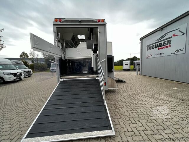 Szarvasmarha-szállító teherautó MERCEDES-BENZ ATEGO 1530 TT-XL  5 Pferde POP-OUT