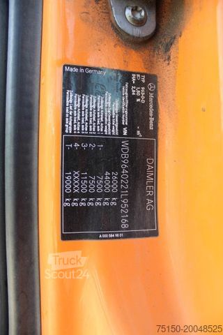 Kippers vrachtauto MERCEDES-BENZ 2536 6x2 BL - Meiller AK16T - Nr.: 168