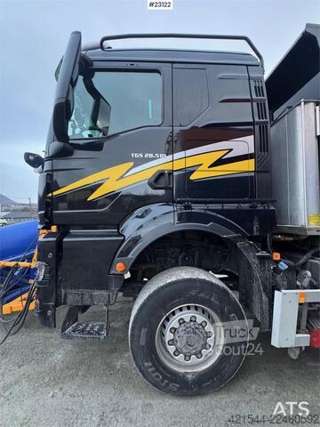 Самосвал MAN TGS 28.510 4x4+2 snow plow tipper truck – underbod