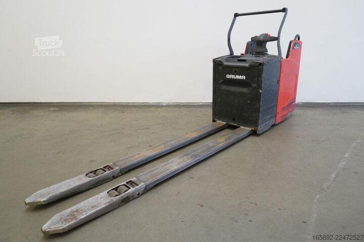 Električni paletni voziček s stoječo platformo Linde T 20 FP 1153