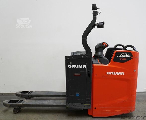 Niederhubwagen mit Fahrerstand Linde T 20 FP 1153-02
