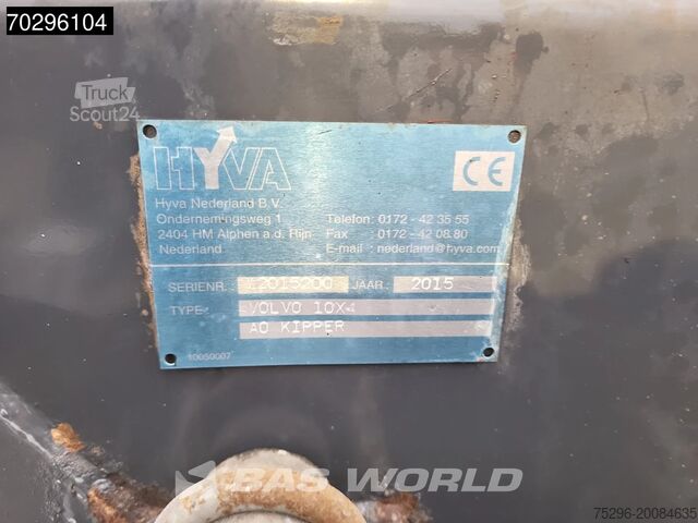 Benne Volvo FMX 460 FMX 10X4 NL-Truck APK Hyva tipper 30ton...