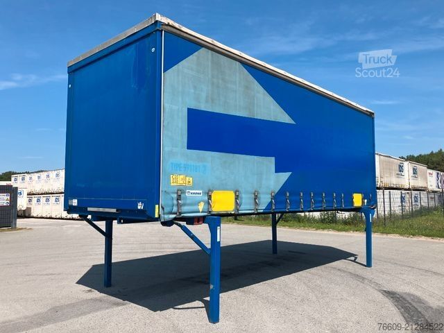 Anhänger-Wechselpritsche KRONE Wechselbrücke Plane