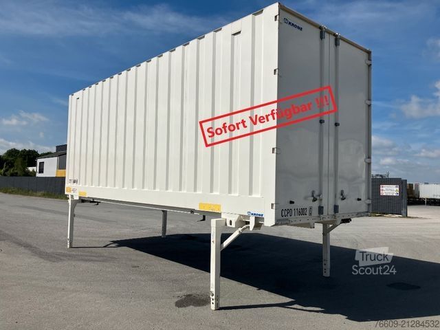 Swap body trailer KRONE Wechselbrücke Koffer