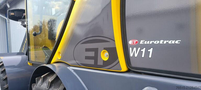 Yard loader Eurotrac W11 Kabine Schneeschild 1,60m