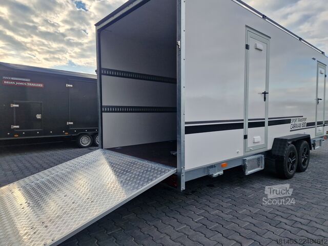 Dobozos pótkocsi trailershop Reisen & Sport 2 Schlafplätze Küche
