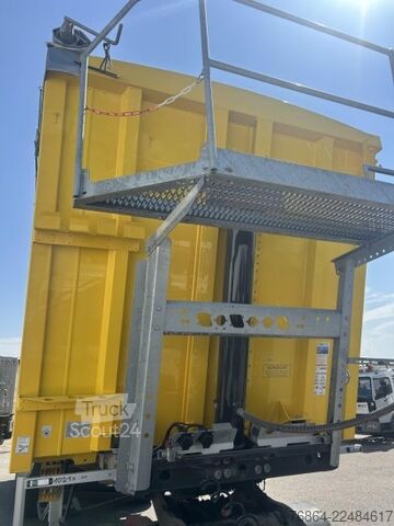 Semi-reboque basculante KEMPF SKM 39 ALU-KASTENMULDE 55M³ ROLLPLANE MEHRERE EINHEITEN UND FARBEN VERFüGBAR