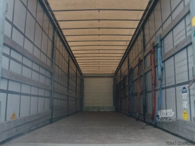 Open oplegger met zeil Schmitz Cargobull SCS 24/L-13.62 EB Liftachse