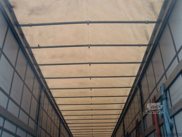 Open oplegger met zeil Schmitz Cargobull SCS 24/L-13.62 EB Liftachse