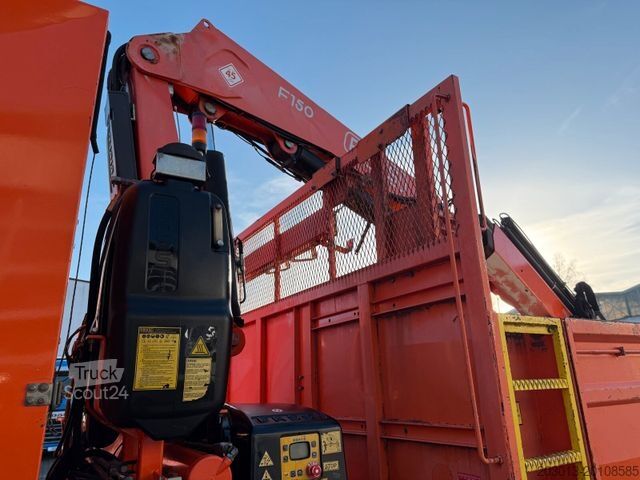 Kravas automašīnai uzstādīts celtnis RENAULT Premium Lander Pritsche mit Kran FASSI