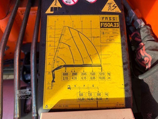 Autolaadkraan RENAULT Premium Lander Pritsche mit Kran FASSI