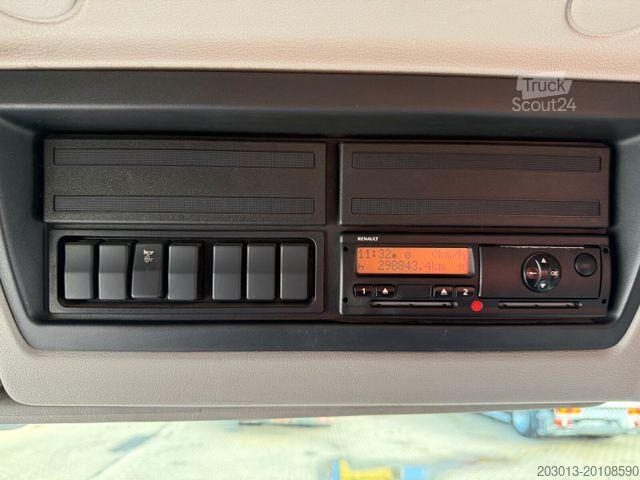 Tovornjak s ploščadjo RENAULT Premium Lander Pritsche mit Kran FASSI