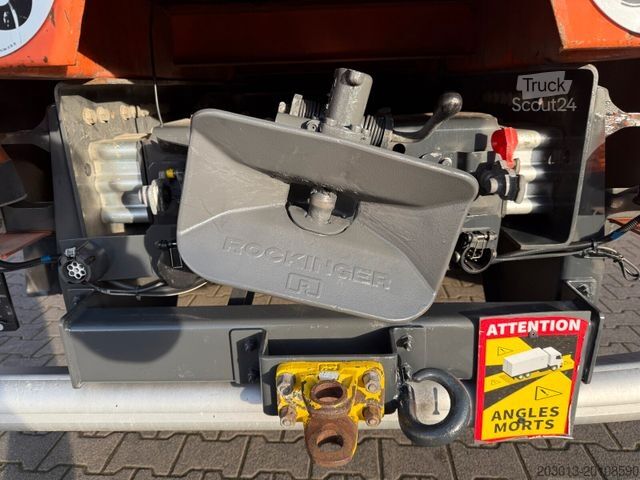 Automobilis ar plakanu platformu RENAULT Premium Lander Pritsche mit Kran FASSI