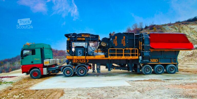 Impianto di frantumazione mobile FABO MJK-110 Mobile Crushing Plant