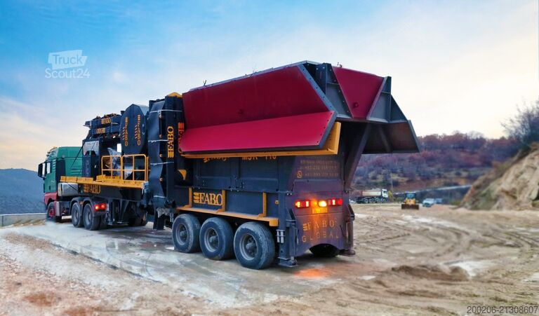 Impianto di frantumazione mobile FABO MJK-110 Mobile Crushing Plant