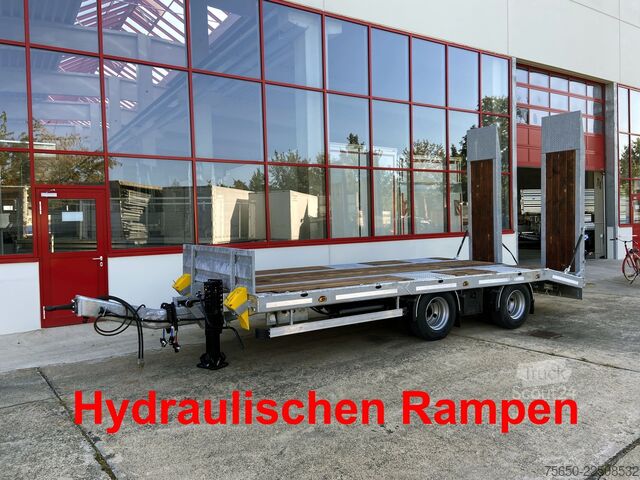Dieplader oplegger Möslein TT21-7,2 Hydr  21 t Tandemtieflader, hydr. Rampen, NEU