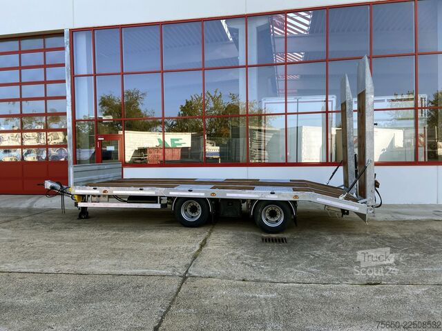 Dieplader oplegger Möslein TT21-7,2 Hydr  21 t Tandemtieflader, hydr. Rampen, NEU