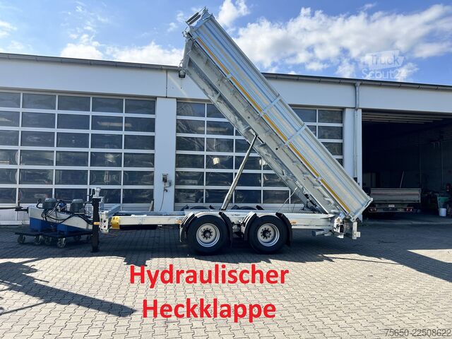 Самосвальный прицеп Möslein TTD 19 B  19 t Tandemkipper- Tieflader hydraulischer Klappe Breitbereifung