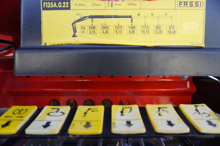 Wywrotka z HDS Renault C380 E6 6×4 / HDS Fassi F135 2700 MTH /