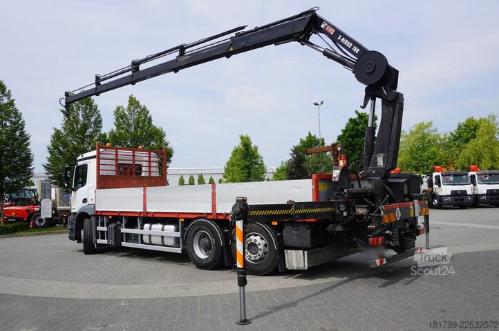 Platform met kraan Mercedes-Benz Mercedes-Benz Antos 2540 6×2-4 / HIAB