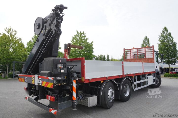 Platform met kraan Mercedes-Benz Mercedes-Benz Antos 2540 6×2-4 / HIAB