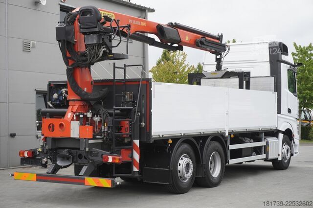 Platform met kraan Mercedes-Benz Actros 2545 MP5 / 60 tho. km / Palfinger