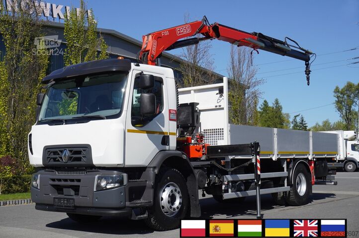 Platform met kraan Renault C280 DTI 8/ FASSI crane F135a.22 /15EPAL