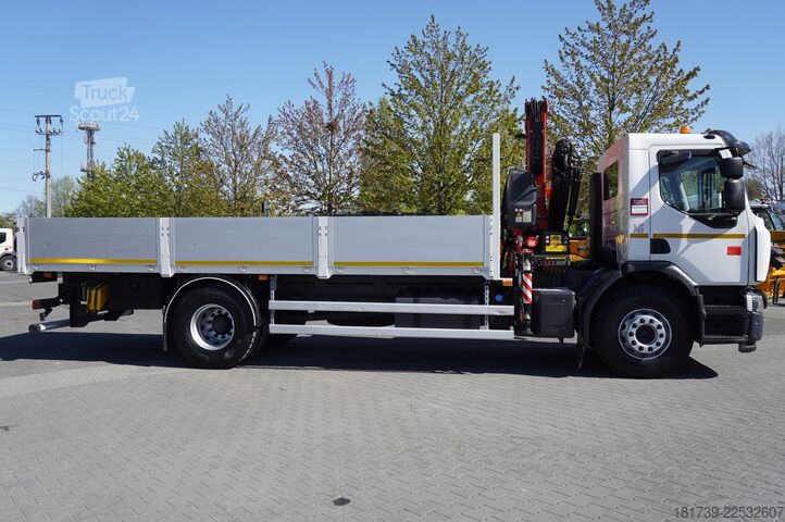 Platform met kraan Renault C280 DTI 8/ FASSI crane F135a.22 /15EPAL