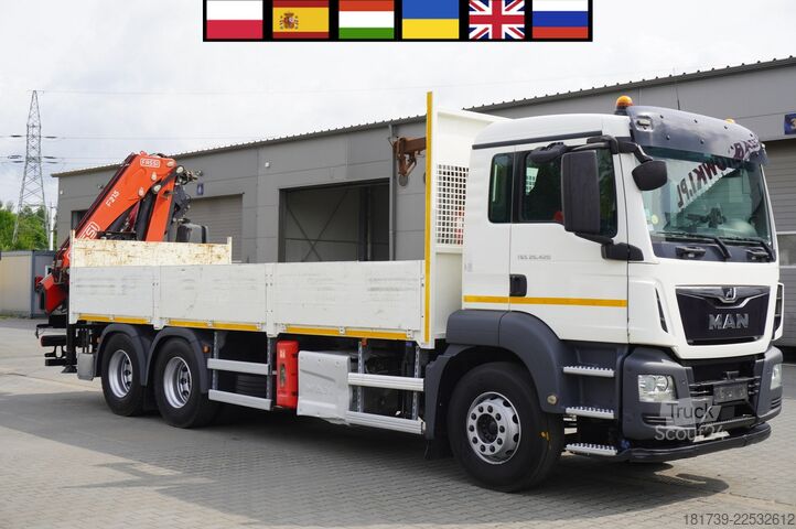 Platforma z žerjavom MAN TGS 26.420 6x4 / Fassi F215A.2.24