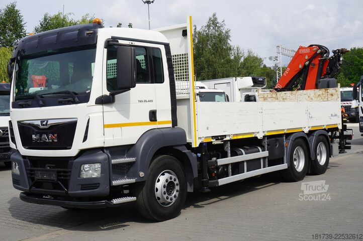 Platforma z žerjavom MAN TGS 26.420 6x4 / Fassi F215A.2.24