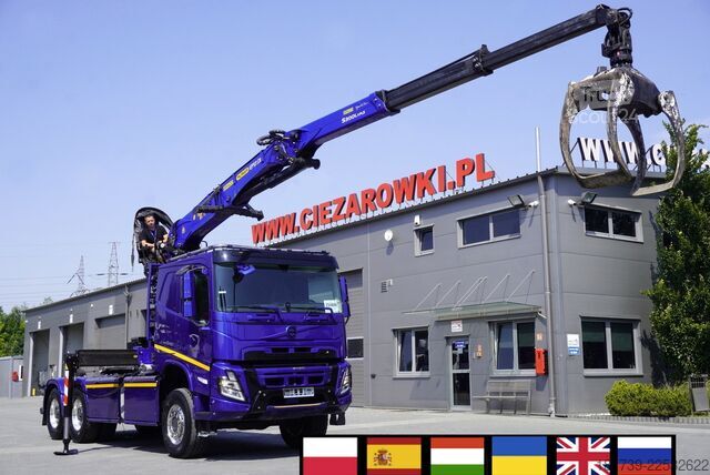 горски трактор Volvo FMX 540 Forestal tractor/ 6x6 /Palfinger