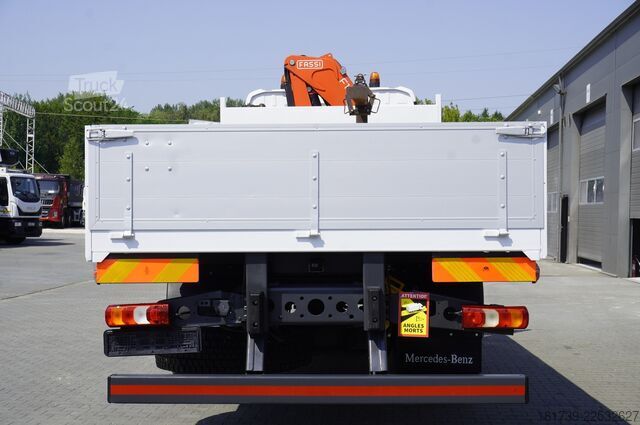 Platform met kraan Mercedes-Benz Arocs 1827 4x2 / 70 tho km!!! / Fassi