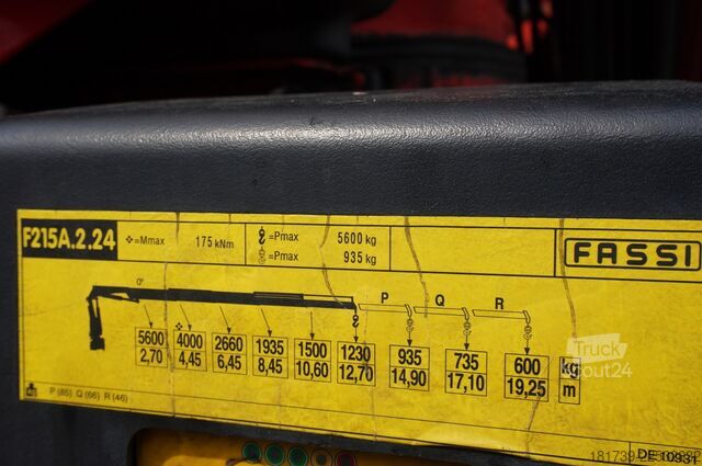 Platforma z žerjavom MAN TGS 26.420 6x4 / Fassi F215A.2.24