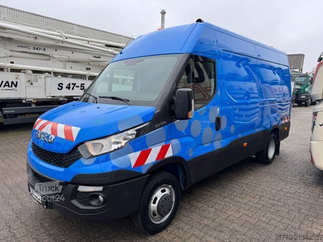 Magas tetős furgon IVECO Daily Kasten 50 C 170 Werkstattwagen SORTIMO