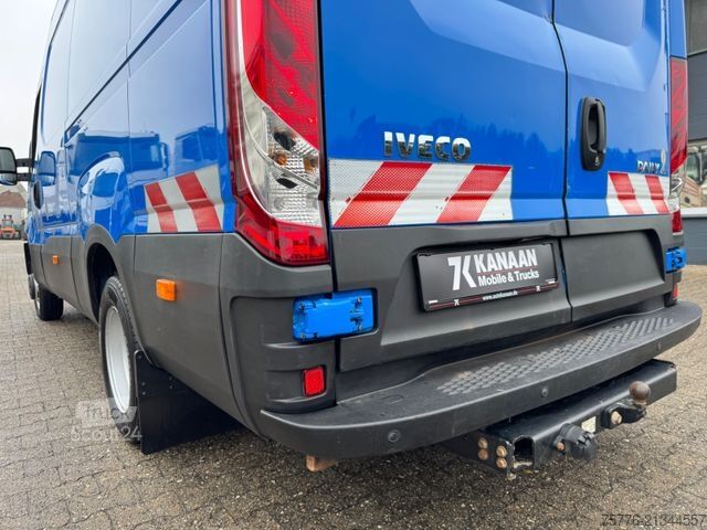 Magas tetős furgon IVECO Daily Kasten 50 C 170 Werkstattwagen SORTIMO
