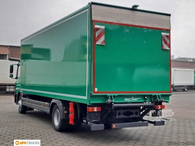 LKW mit Kofferaufbau MERCEDES-BENZ 1524 L Koffer 7,35 m mit Tür + LBW 2t