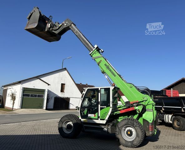 Teleskopinis krautuvas SENNEBOGEN 355 E MULTICAB Zusatzhydr. Greifschaufel 2,50 m³