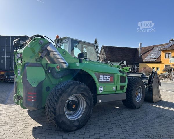 Teleskopinis krautuvas SENNEBOGEN 355 E MULTICAB Zusatzhydr. Greifschaufel 2,50 m³