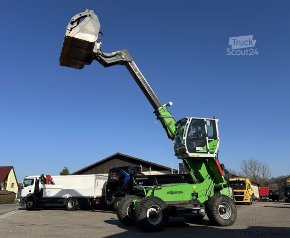 Teleskopinis krautuvas SENNEBOGEN 355 E MULTICAB Zusatzhydr. Greifschaufel 2,50 m³