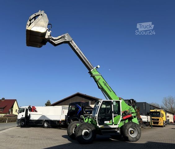 Teleskopinis krautuvas SENNEBOGEN 355 E MULTICAB Zusatzhydr. Greifschaufel 2,50 m³