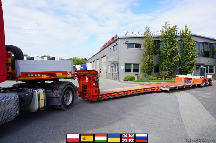 Lage plaat Kässbohrer LB2 TIEF-BETT low loader semi-trailer /