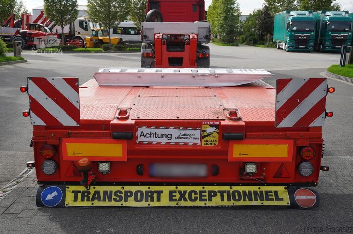 Lage plaat Kässbohrer LB2 TIEF-BETT low loader semi-trailer /