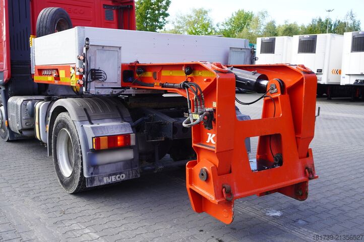 Lage plaat Kässbohrer LB2 TIEF-BETT low loader semi-trailer /