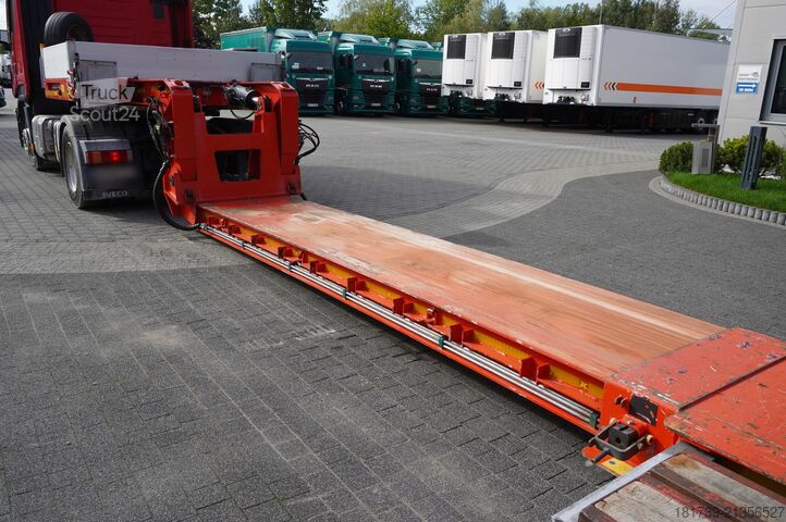 Lage plaat Kässbohrer LB2 TIEF-BETT low loader semi-trailer /