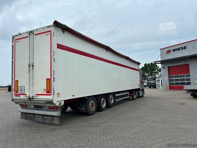 شبه مقطورة بأرضية متحركة KNAPEN K100 Schubboden 92m³ HDÍ Boden