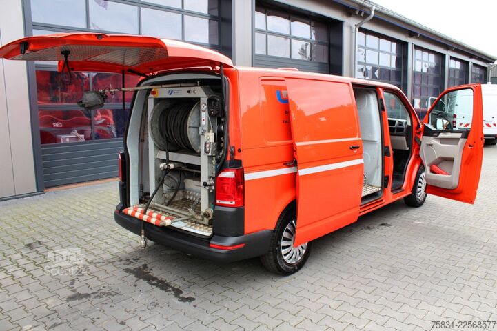 Вакуумен цистерна камион VW T6 2.0 TDI 4x2 Kasten+F&F Kanal HD-Spüler 600 L