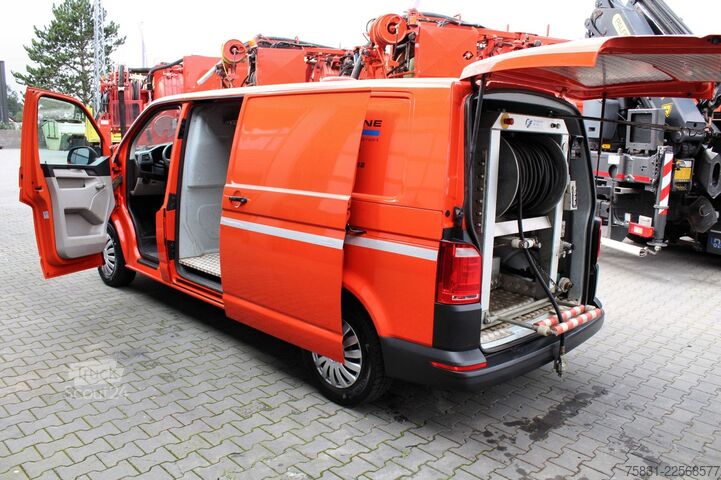 Вакуумен цистерна камион VW T6 2.0 TDI 4x2 Kasten+F&F Kanal HD-Spüler 600 L