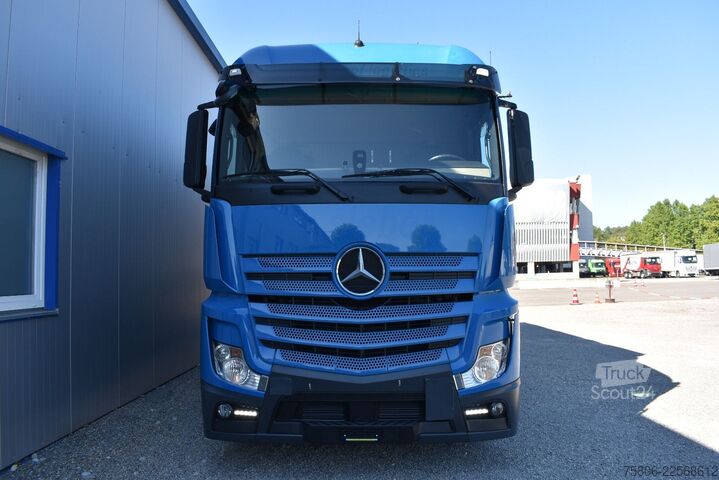 Камион платформа с брезент MERCEDES-BENZ Actros 1843 4x2 E6 AHK Retarder Fahrschulpedale