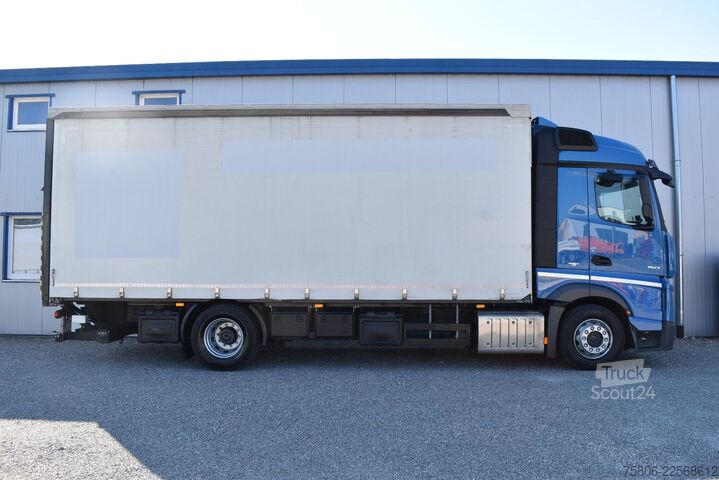 Камион платформа с брезент MERCEDES-BENZ Actros 1843 4x2 E6 AHK Retarder Fahrschulpedale